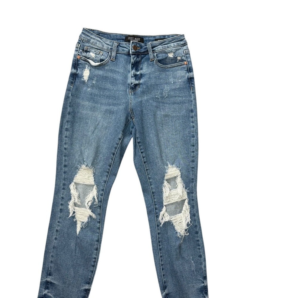 Judy Blue Boyfriend fit medium wash jeans in size 5/27